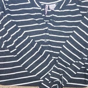 Mom's The Word striped maternity t-shirt